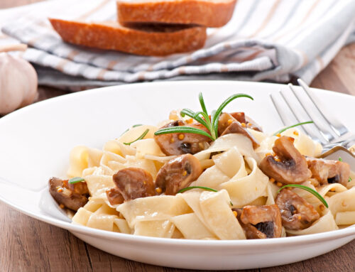 Pâtes à la carbonara végétarienne