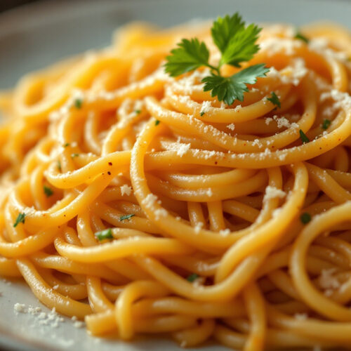 Spaghettis à l'ail et au piment